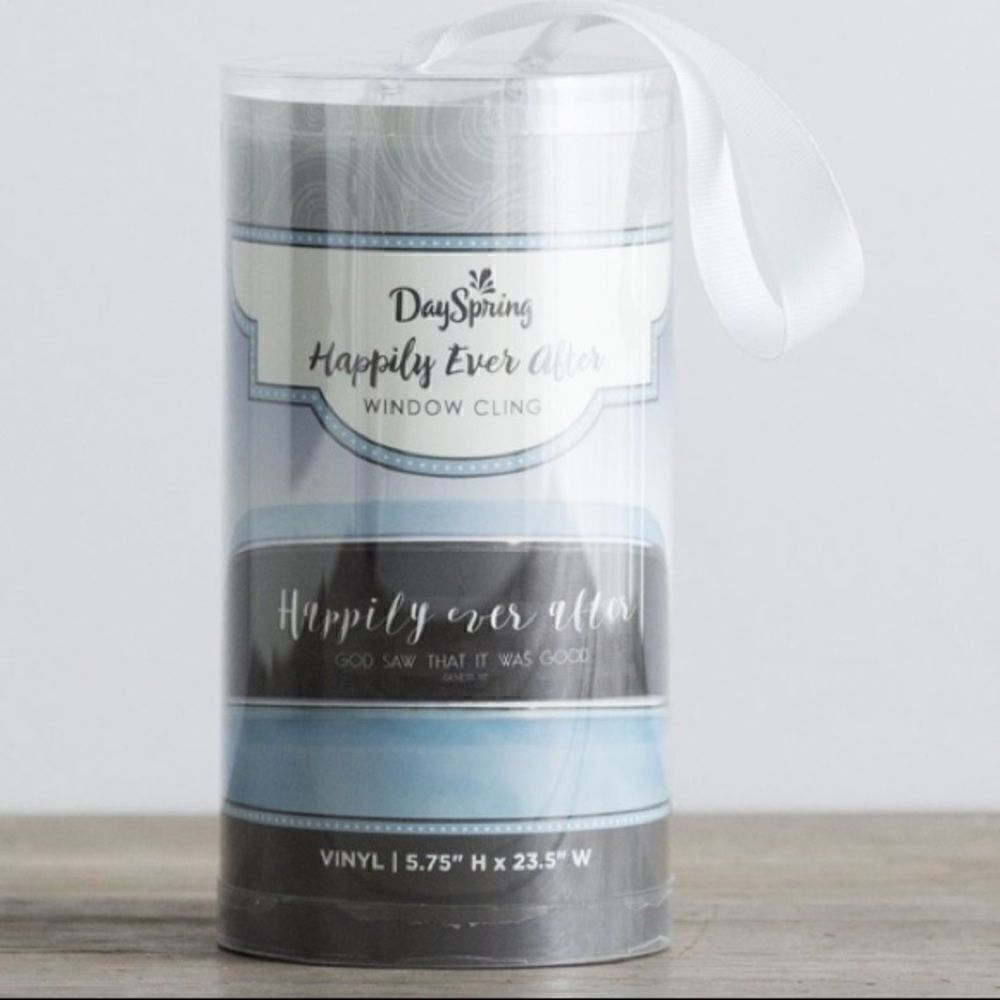 Day Spring Wedding  Window  Cling  for Couples